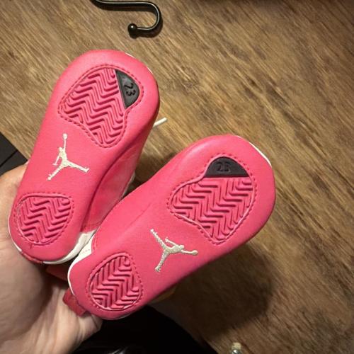 Pink Jordan baby sneakers #babyshoes #jordan 2c baby...