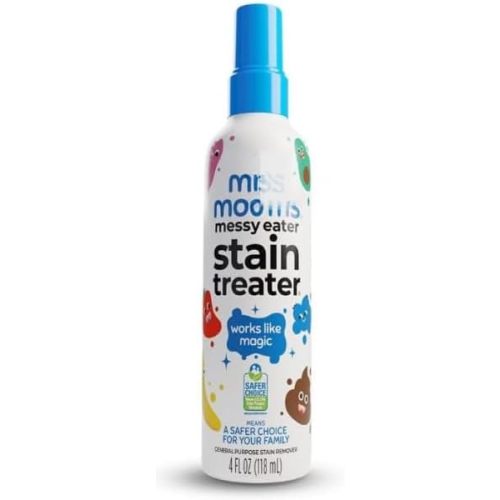 Miiss Mouth s Messy Eater Staiin Treater Spray for Baby & Kids, 4 fl oz, Stain Remover for Food & Grease, pack of 1