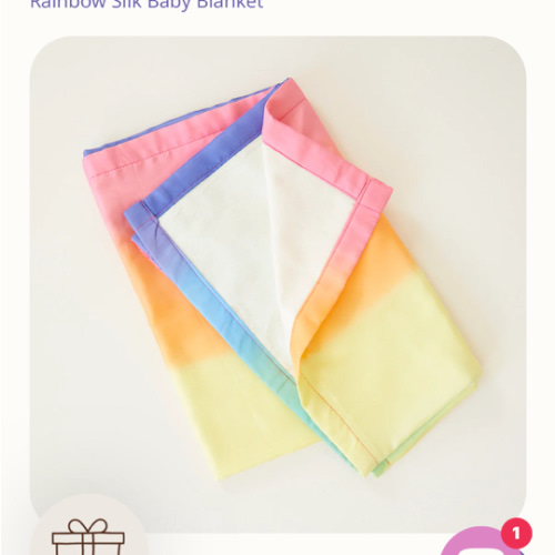 Rainbow Silk Baby Blanket – Sarah's Silks