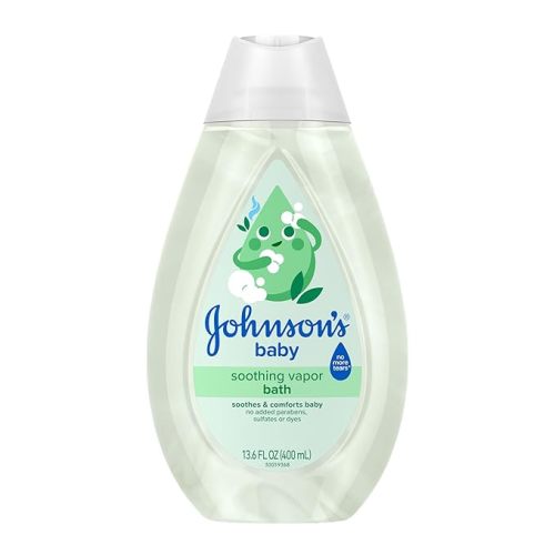 Johnson's Baby Soothing Vapor Bath with Calming Aromas to Relax Babies, Gentle No More Tears Formula, Soothes & Comforts Baby, Hypoallergenic, No Added Parabens, Sulfates & Dyes, 13.6 fl. oz