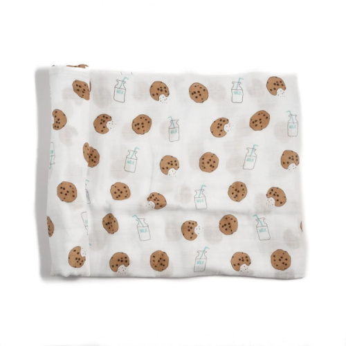 Bamboo Muslin Swaddle Blanket in Micro Ginham Navy – Dear Perli