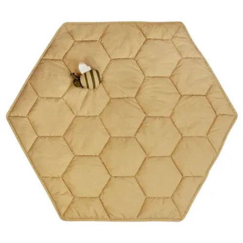 Honeycomb Play Mat with Bee Rattle