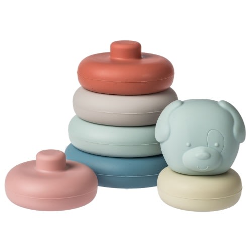 Simply Silicone Stacking Rings - Puppy - 6" - Mary Meyer Stuffed Toys