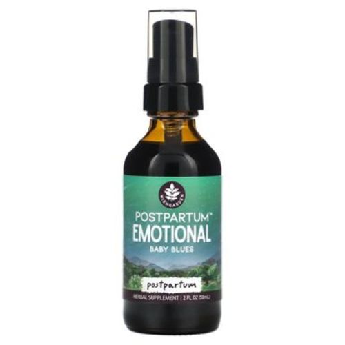 WishGarden Herbs Postpartum Emotional Baby Blues, 2 fl oz (59 ml)