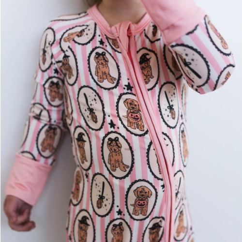 Howl-o-Ween Pups Zipper Romper – In My Jammers