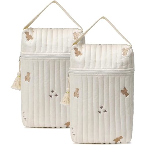 LORRLFFV 2PCS Diaper Bag Organizer Pouches