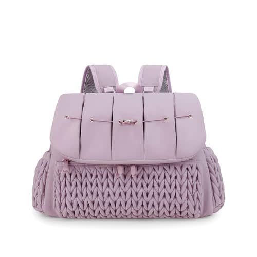 SONARIN Convertible Diaper Bag Backpack Waterproof Nappy Changing Bag Travel Mummy Bag with Changing Pad & Shoulder Strap(Purple)