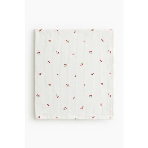 POINTELLE-KNIT BABY BLANKET