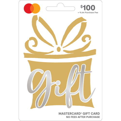 Mastercard® $100 Gold Gift Card (Plus $5.84 Purchase Fee)