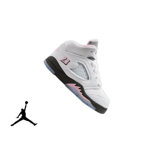 Jordan 5 Retro Toddler Kids' "Medium Soft Pink" Shoe