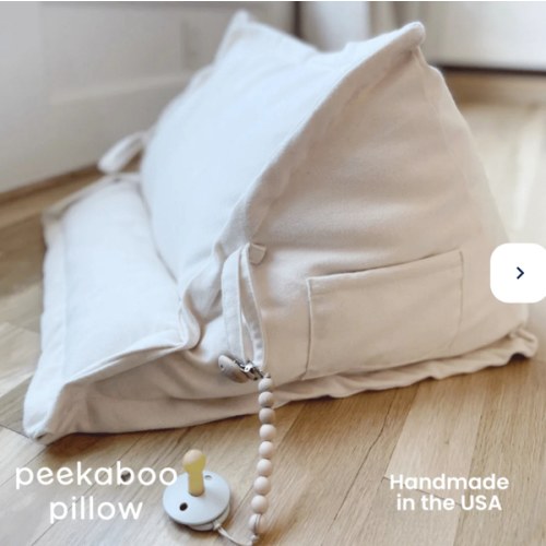 Peekaboo Pillow™ Official Site - Organic Infant Lap Pillow