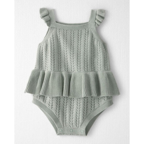 Baby Girl Organic Cotton Sweater Knit Bubble - Little Planet | Carter's