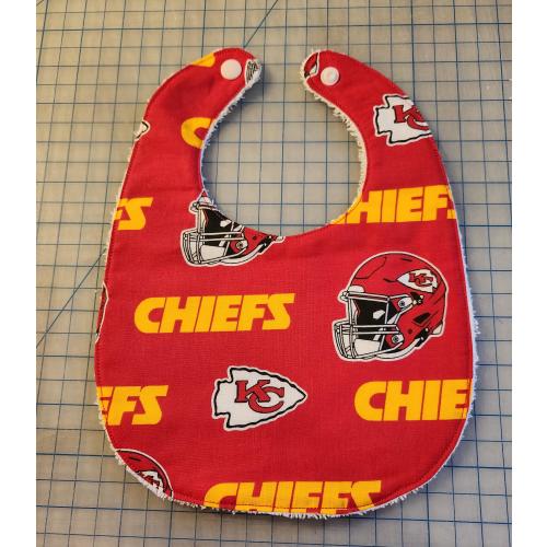 Chiefs baby bibs