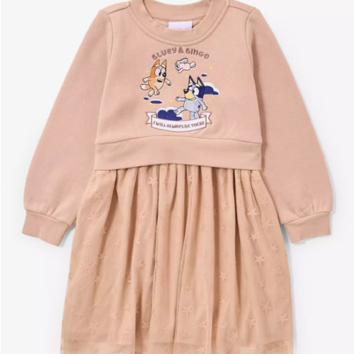Bluey Bingo & Bluey Embroidered Toddler Tulle Dress — BoxLunch Exclusive | BoxLunch