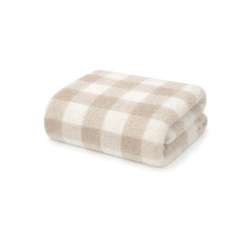Phufy® Bliss Gingham Blanket, Pebble