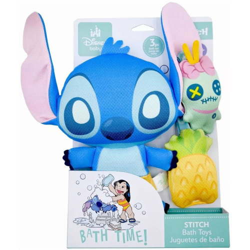 Disney Bath Time! Stitch & Scrump Bath Plush Set
