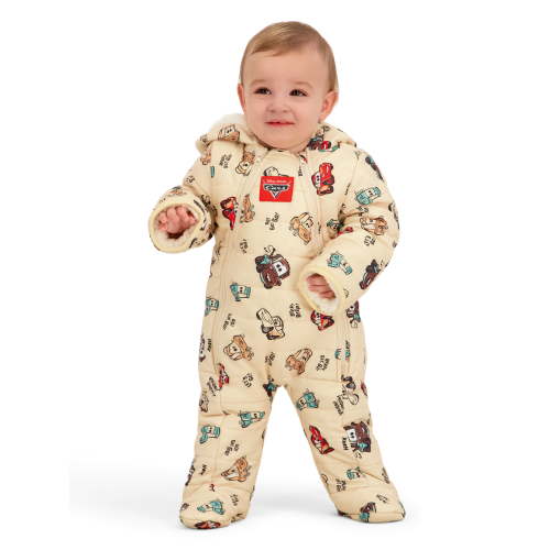 Character Baby Hooded Puffer Pram Suit, Sizes 0-9 Months