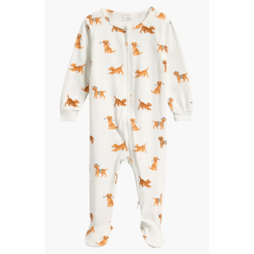 Golf Pups Organic Cotton Blend Footie (3 months)