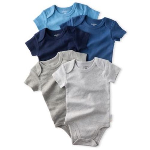 Baby Boys' or Girls' Short-Sleeve Bodysuit, 5-Pack