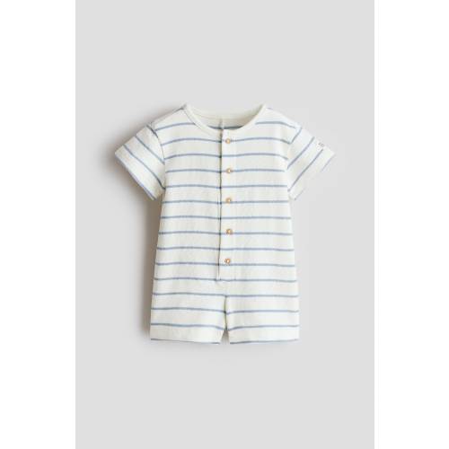 TEXTURED JERSEY ROMPER SUIT