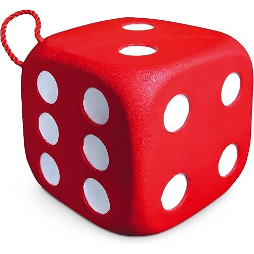 Morrell High Roller Foam Archery Target, 6-Sided Cube w/ 21 Bullseyes and Carry Handle - Portable Backyard Target for Broadheads, Field Points, Compound Bows and Crossbows