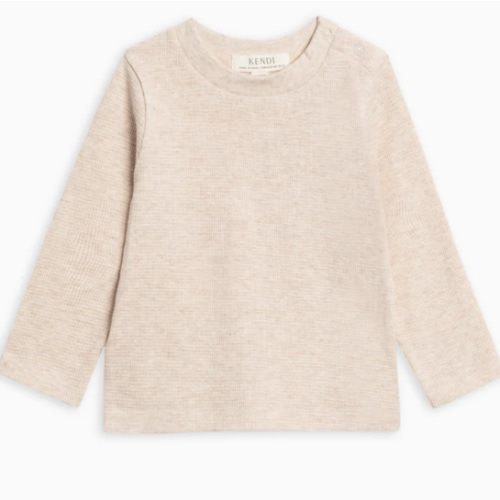 Mesa Waffle Knit Long Sleeve Top