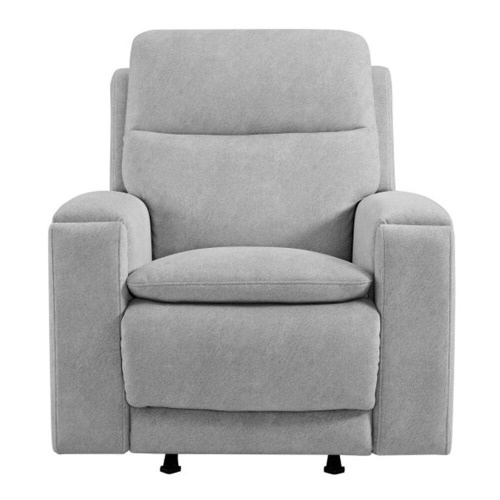 Eastern Shore Aiden Zero Gravity Power Nursery Glider in Dusty Gray