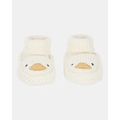 Baby Duck Crochet Booties - Yellow | Carter's