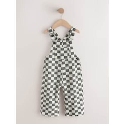 Buy Black/White Checkerboard Dungarees (3mths-7yrs) from Next USA