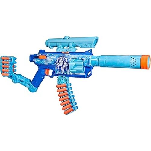 Nerf Loadout FrostFusion Blaster, 4 Interchangeable Attachment Accessories, 30 Nerf N1 Darts, Kids Outdoor Toys, Ages 8+ (Amazon Exclusive)