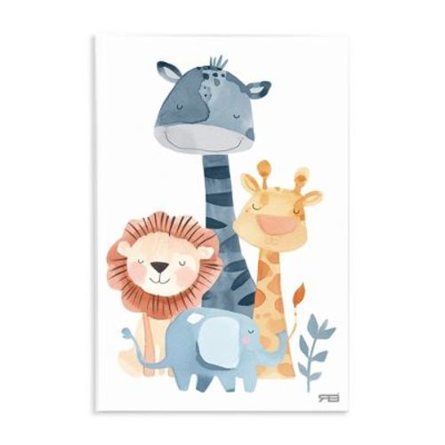Stupell Industries Gentle Nursery Animals, 10" X 15"