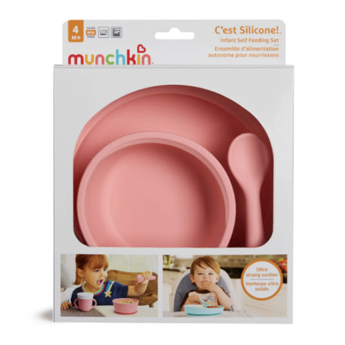 C'est Silicone!™ Infant Self-Feeding Set | Munchkin