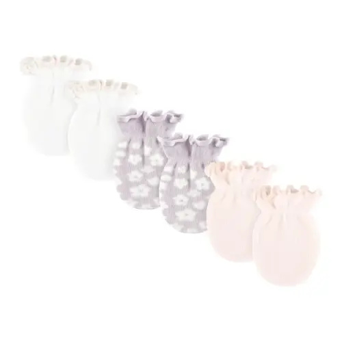 4Baby 3 Pack Scratch Mittens Pink | Baby Bunting AU