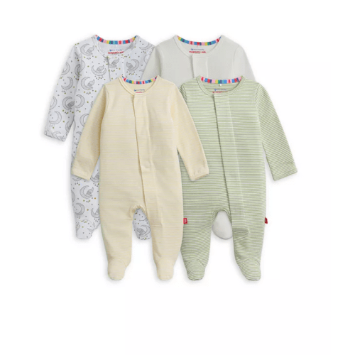 Unisex Footie Bundle, Pack of 4 - Baby