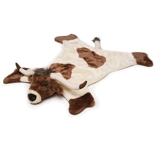 Carstens, Inc Plush Longhorn Animal Rug, Small