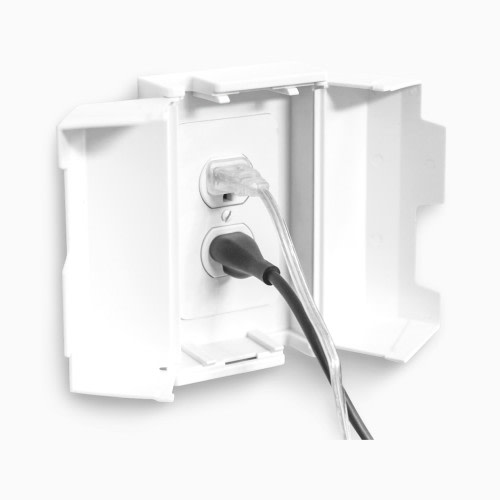 Jool Baby Electrical Outlet Child Safety Cover Box (2 Pack) - White