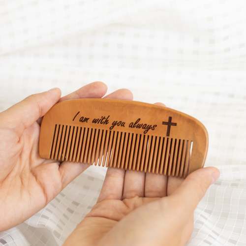 I Am With You Always Scripture Birth Comb