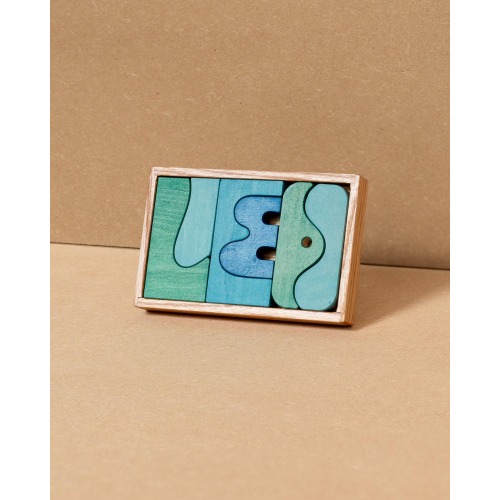 Personalized Wooden Name Puzzle (3–8 Letters) — Handmade in Brooklyn