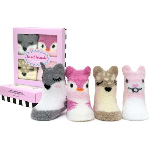 Forest Friends Assorted 4-pack Cozy Socks - Trumpette | Maisonette
