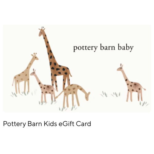 E Gift Card | Pottery Barn Kids