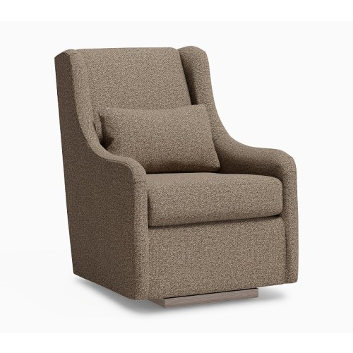 Merced Stationary Glider Performance Melange Boucle Latte