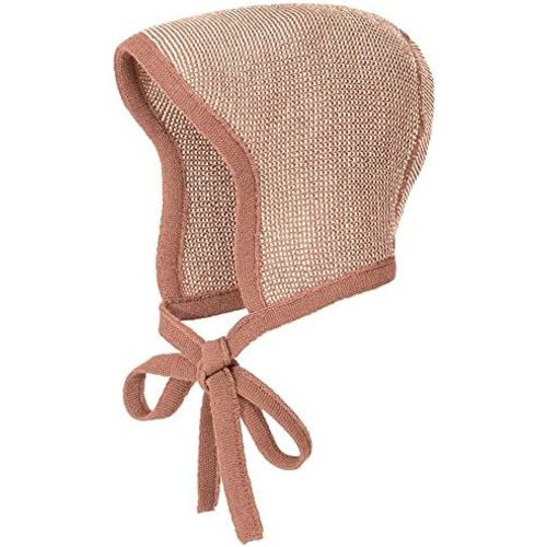 Newborn Baby Merino Wool Bonnet, Organic Infant Pilot Cap