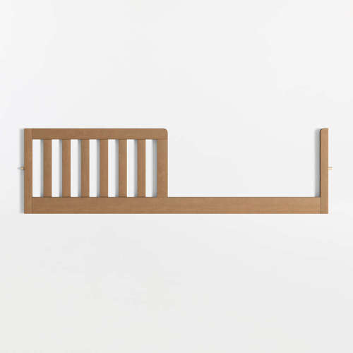 Ever Simple Flax Brown Wood Toddler Bed Rail
