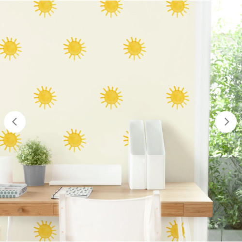Watercolor Suns • Minis • Peel-and-Stick Wall Decals – Mej Mej