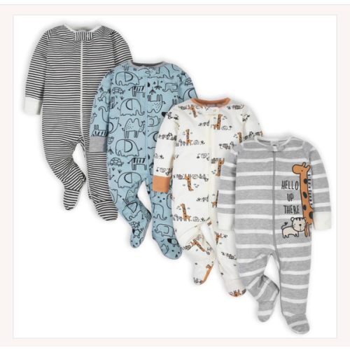 4-Pack Baby Boys Jungle Sleep 'N Plays – Gerber Childrenswear