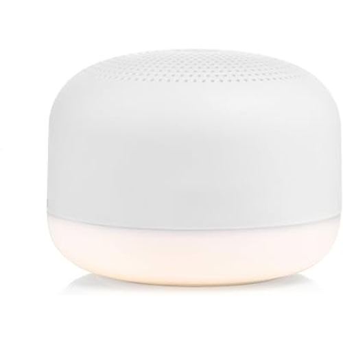 Yogasleep Travel Mini Portable White Noise Sound Machine, 6 Soothing Sounds, Volume Control, Dimmable Night Light, Sleep Therapy for Adults & Baby, USB Rechargeable, Lanyard Included