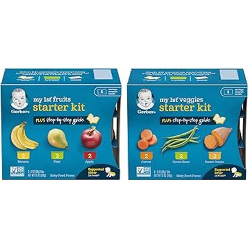 Gerber My First Fruits and Veggies Starter Kit Variety Pack (Variety Pack)