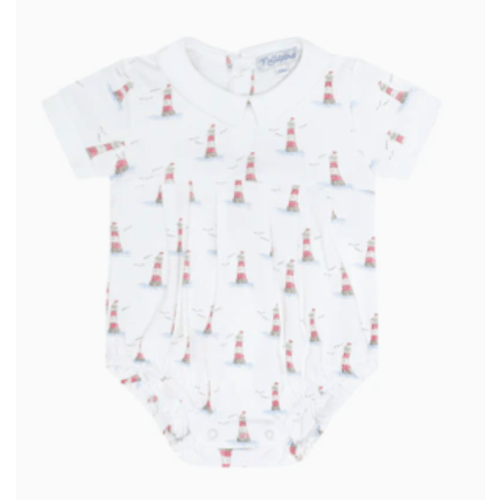 Lighthouse Print Bubble- 0-3m