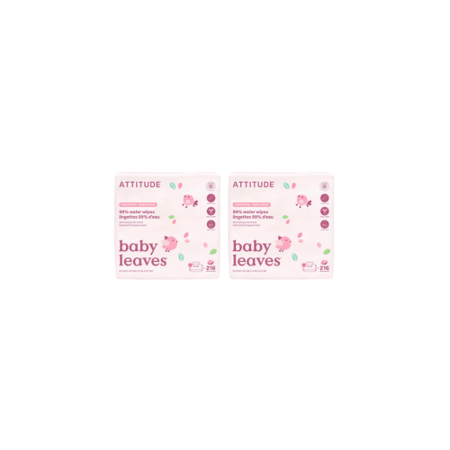 Buy ATTITUDE Baby Leaves Tripack Baby Wipes 99% Water Bundle at Well.ca | Free Shipping $35+ in Canada