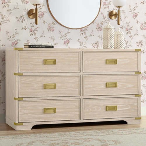 Paris 6 Drawer Dresser